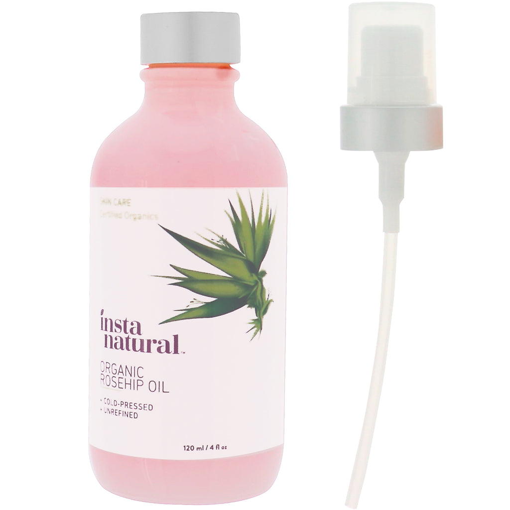 InstaNatural, Rosehip Oil, 100% Pure, Cold-Pressed & Unrefined, 4 fl oz (120 ml)