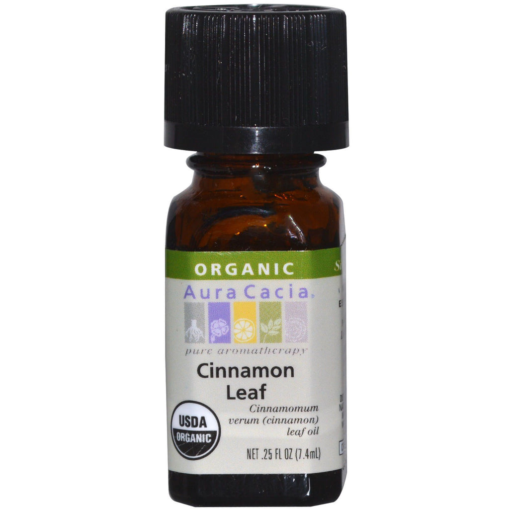 Aura Cacia, , Cinnamon Leaf, .25 fl oz (7.4 ml)