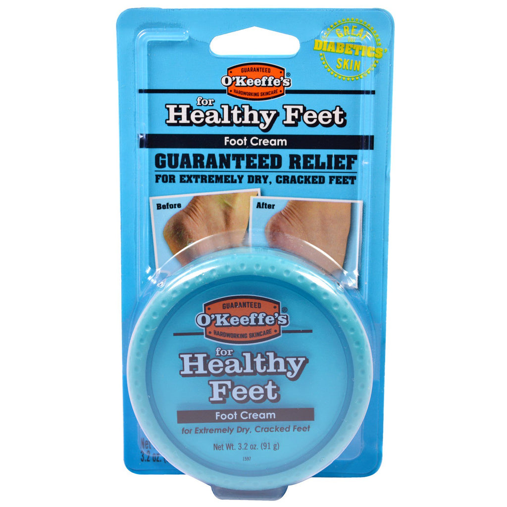 O'Keeffe's, For Healthy Feet, Foot Cream, 3.2 oz (91 g)