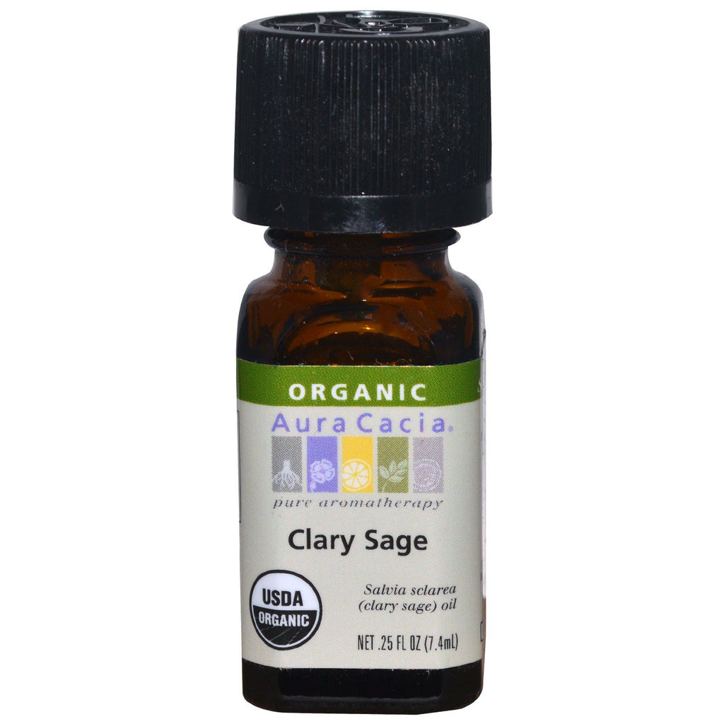 Aura Cacia, , Clary Sage, .25 fl oz (7.4 ml)