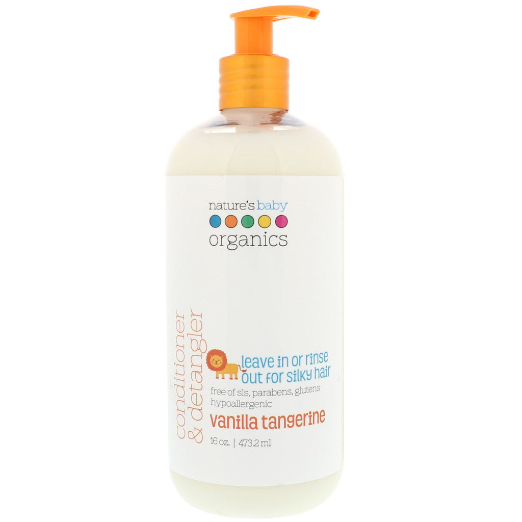 Nature's Baby s, Conditioner & Detangler, Vanilla Tangerine, 16 fl oz (473.2 ml)