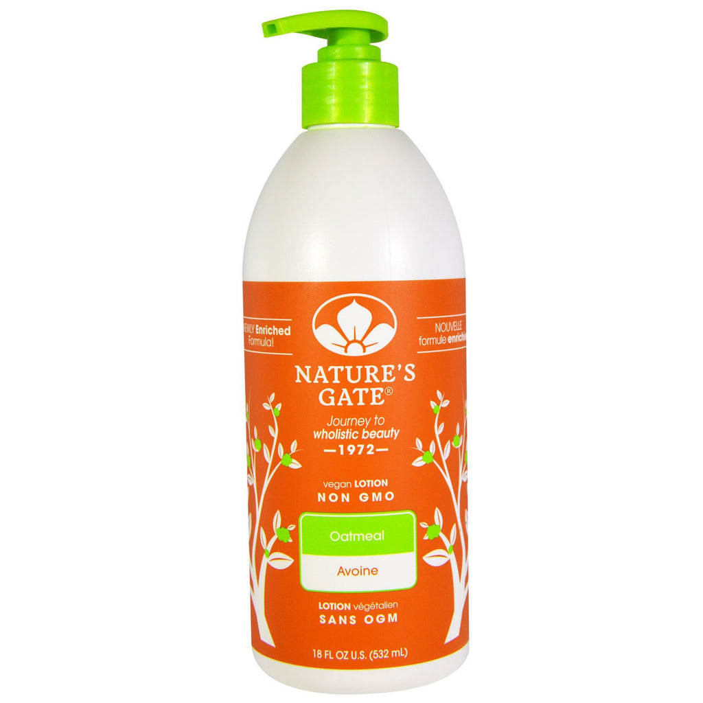 Nature's Gate, Lotion, Oatmeal, 18 fl oz (532 ml)