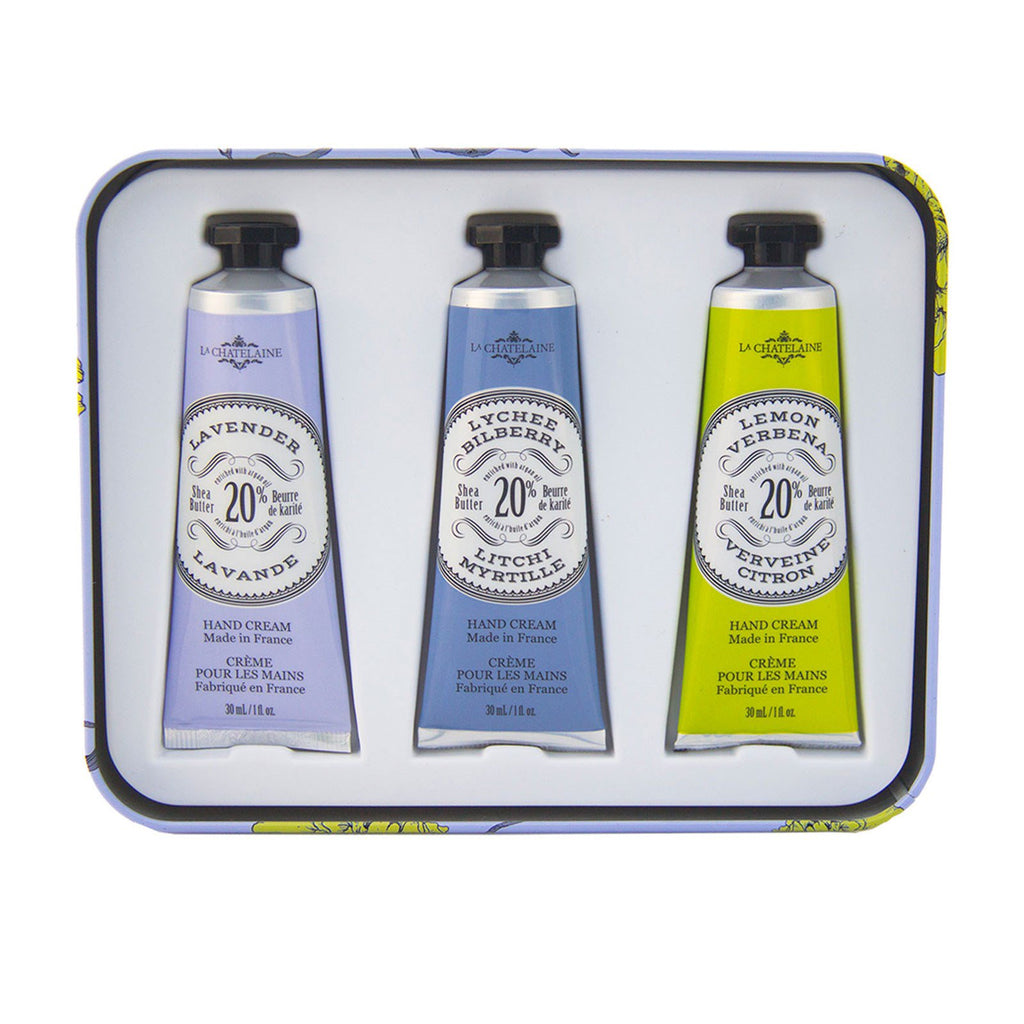 La Chatelaine, Hand Cream Trio, Lavender, 3 - 1 fl oz (30 ml) Each