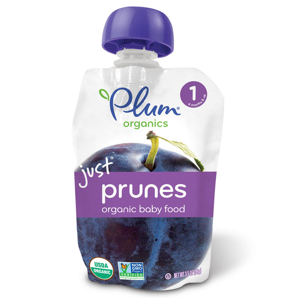Plum s Baby Food Stage 1 Juste Pruneaux 3,5 oz (99 g)