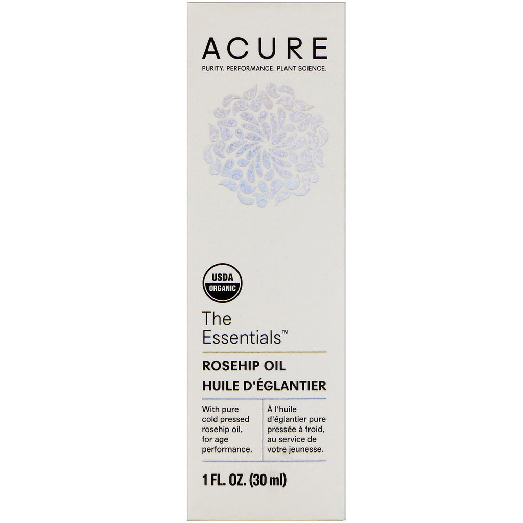 Acure, The Essentials, Rosehip Oil, 1 fl oz (30 ml)