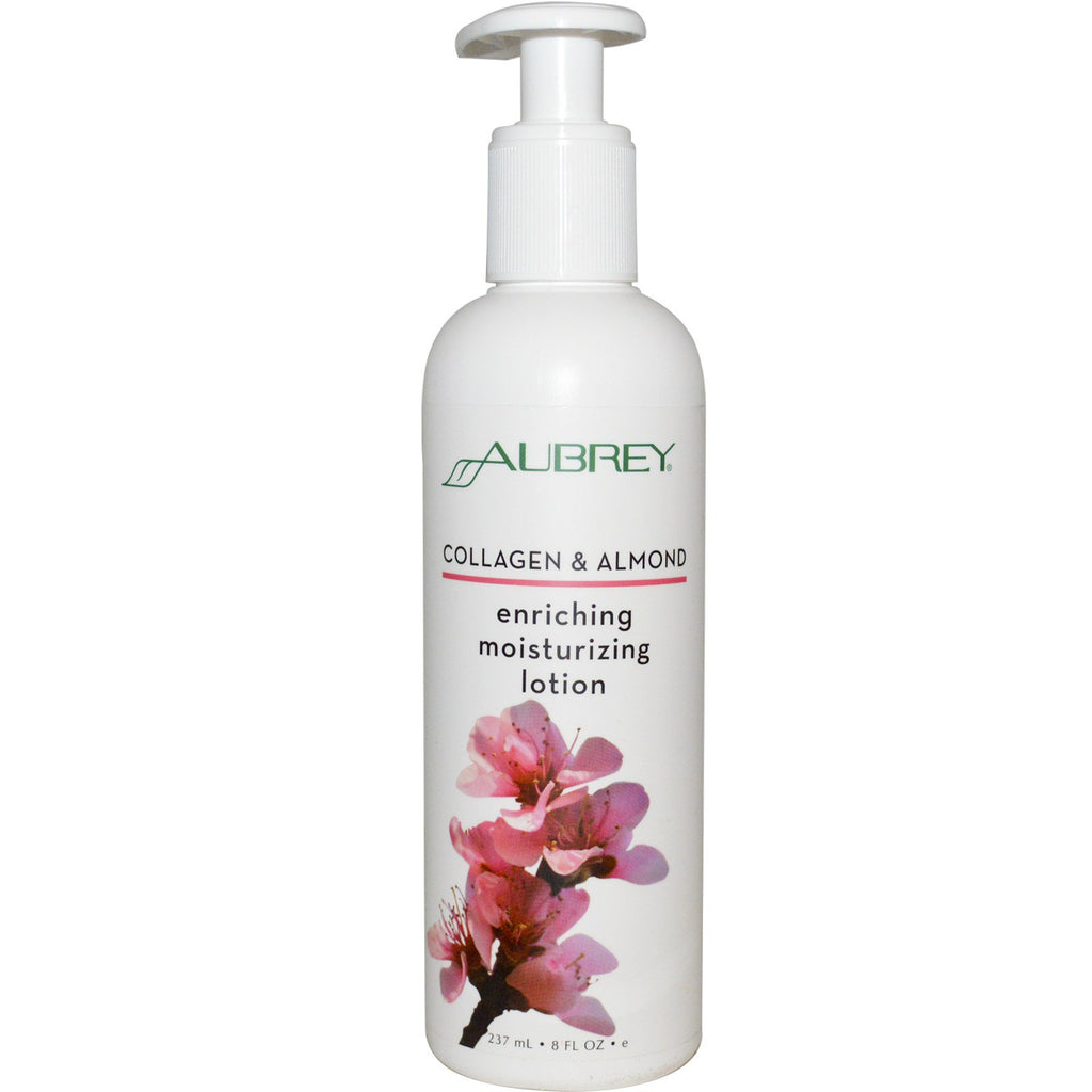 Aubrey s, Enriching Moisturizing Lotion, Collagen & Almond, 8 fl oz (237 ml)