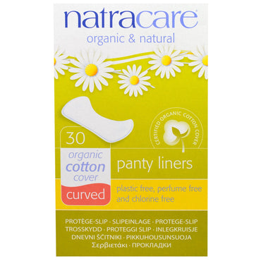 Natracare,  & Natural Panty Liners, Curved, 30 Liners