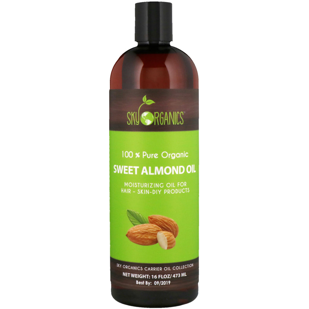 Sky s, 100% Pure , Sweet Almond Oil, 16 fl oz (473 ml)