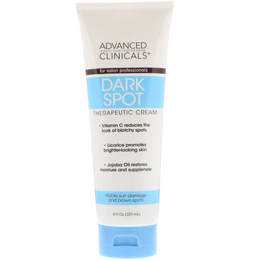 Advanced Clinicals, Dark Spot Therapeutic Cream, 8 fl oz (237 ml)