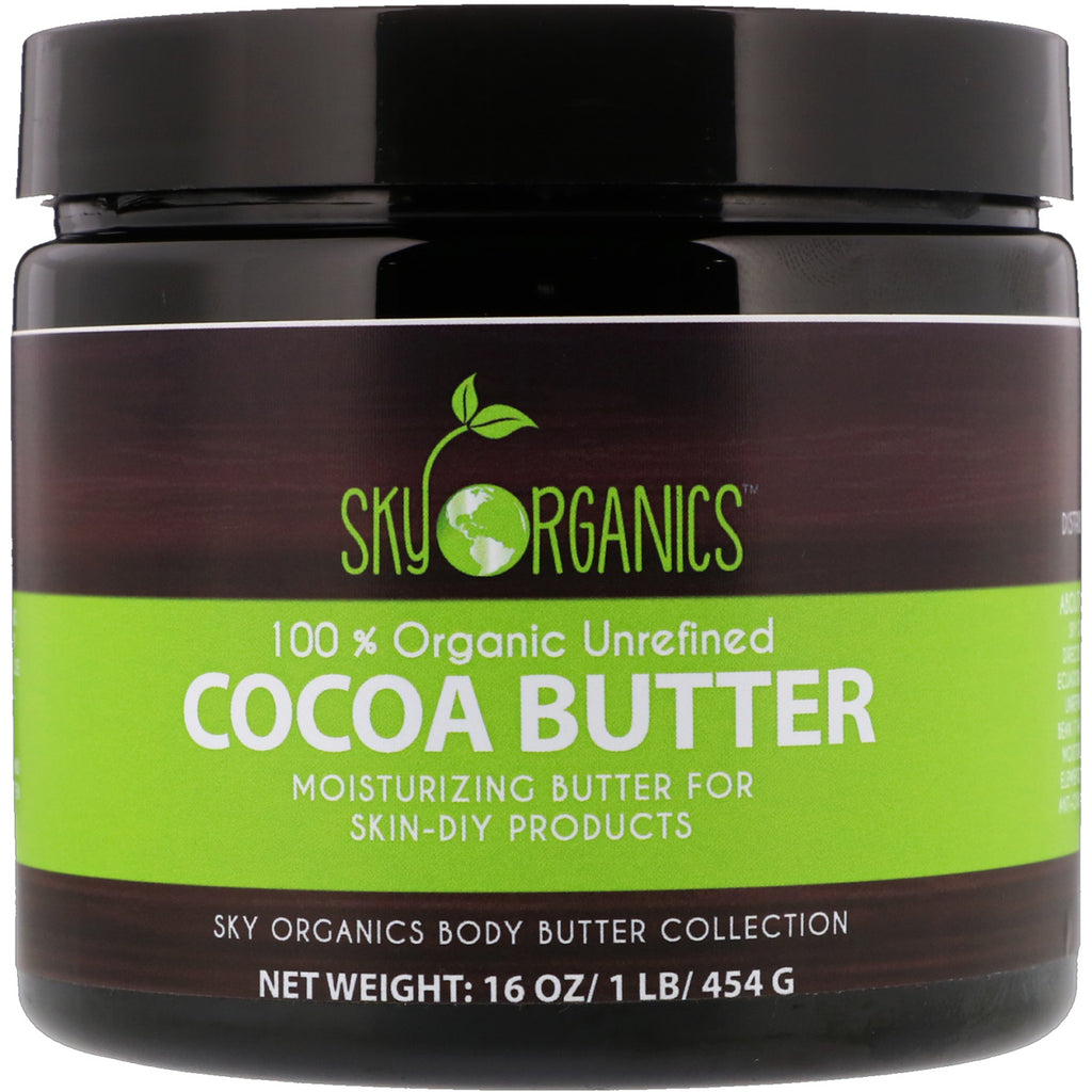 Sky s, Cocoa Butter, 100% Unrefined, 16 fl oz (454 g)