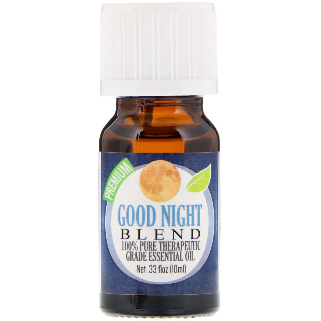 Healing Solutions 100% Pure Therapeutic Grade Essential Oil Good Night Blend 0.33 fl oz (10 ml)