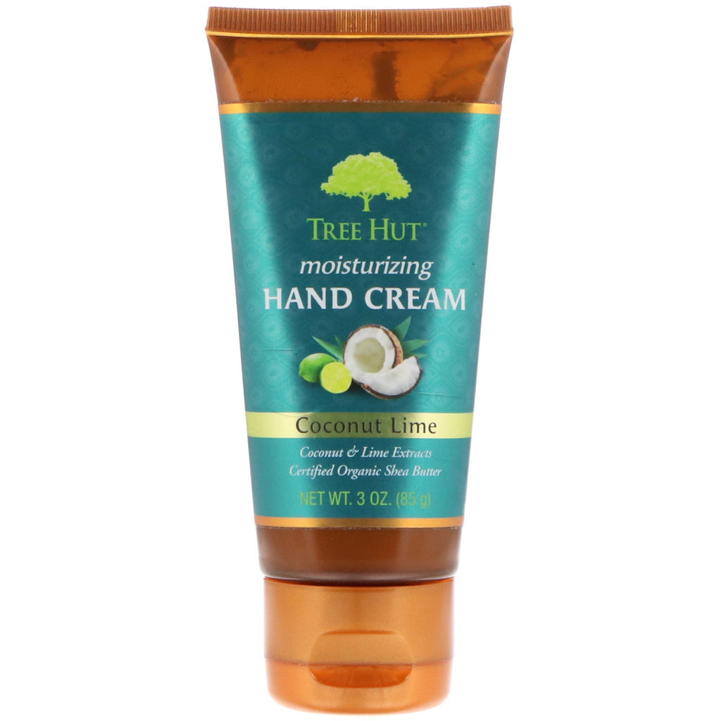 Tree Hut, Moisturizing Hand Cream, Coconut Lime, 3 oz (85 g)