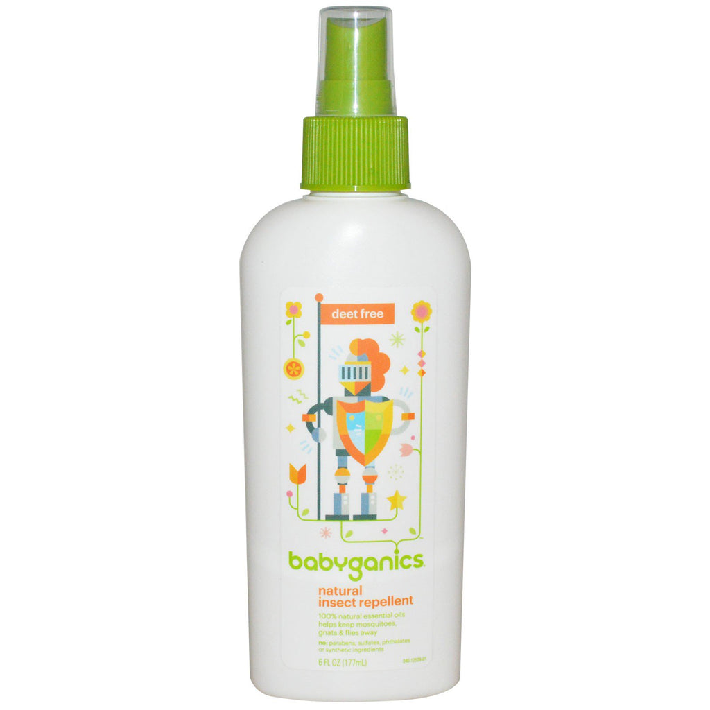 BabyGanics, Natural Insect Repellent, Deet Free, 6 oz (177 ml)
