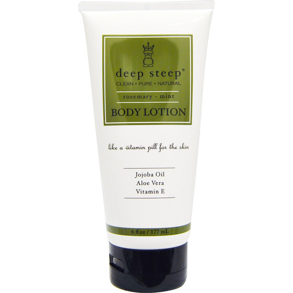 Deep Steep, Body Lotion, Rosemary - Mint, 8 fl oz (237 ml)