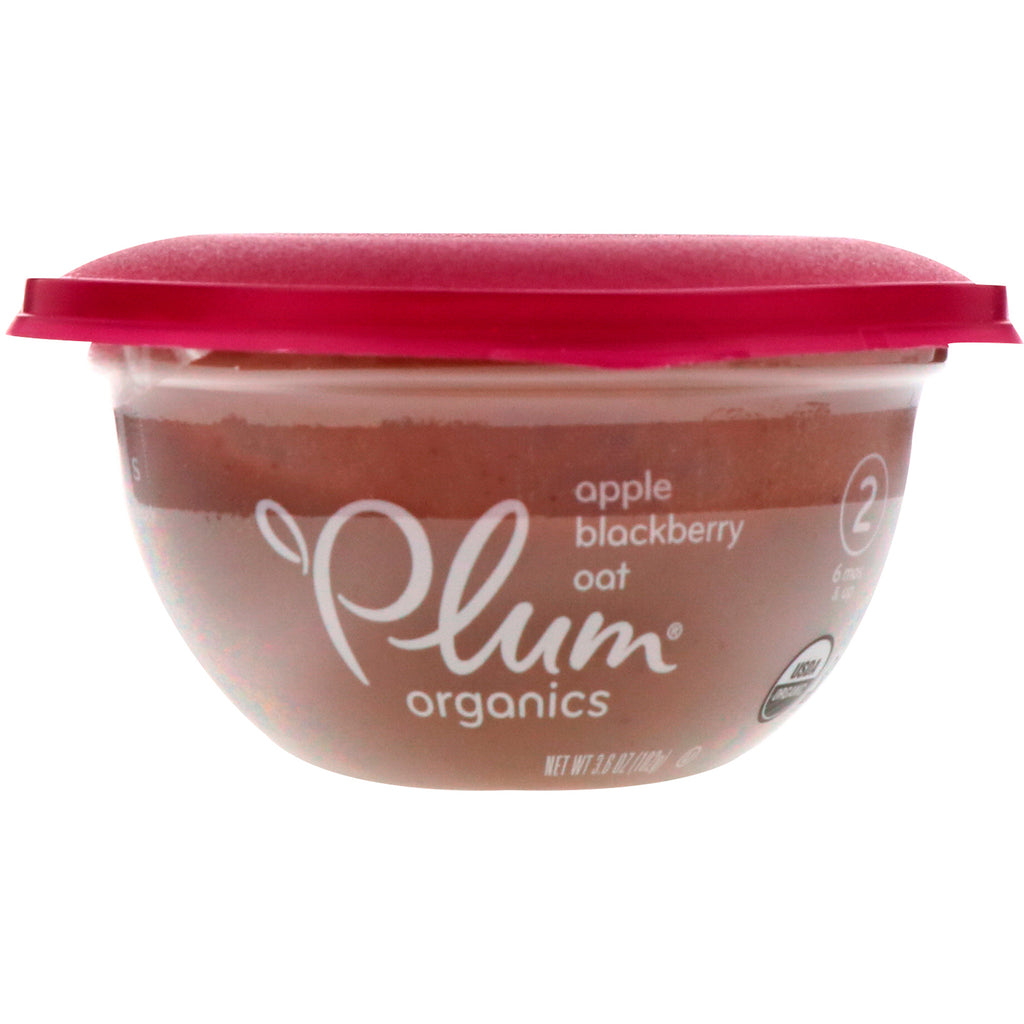 Plum s Baby Bowl Stage 2 Apple Blackberry & Oat 3.6 oz (102 g)