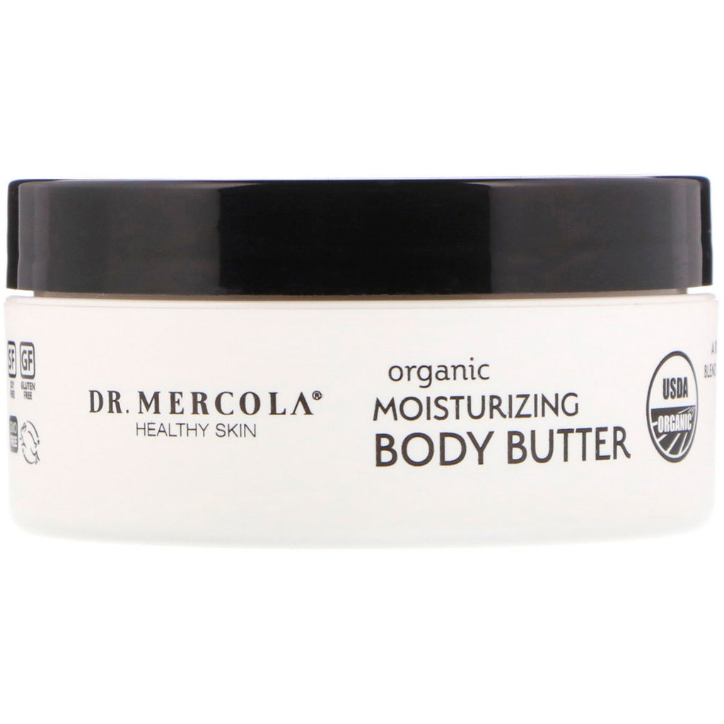 Dr. Mercola, Moisturizing Body Butter, Unscented, 4 oz (113 g)