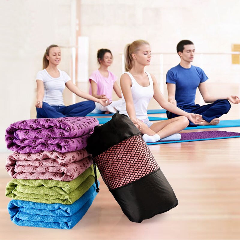 Yougle antideslizante yoga mat cubierta toalla manta para fitness