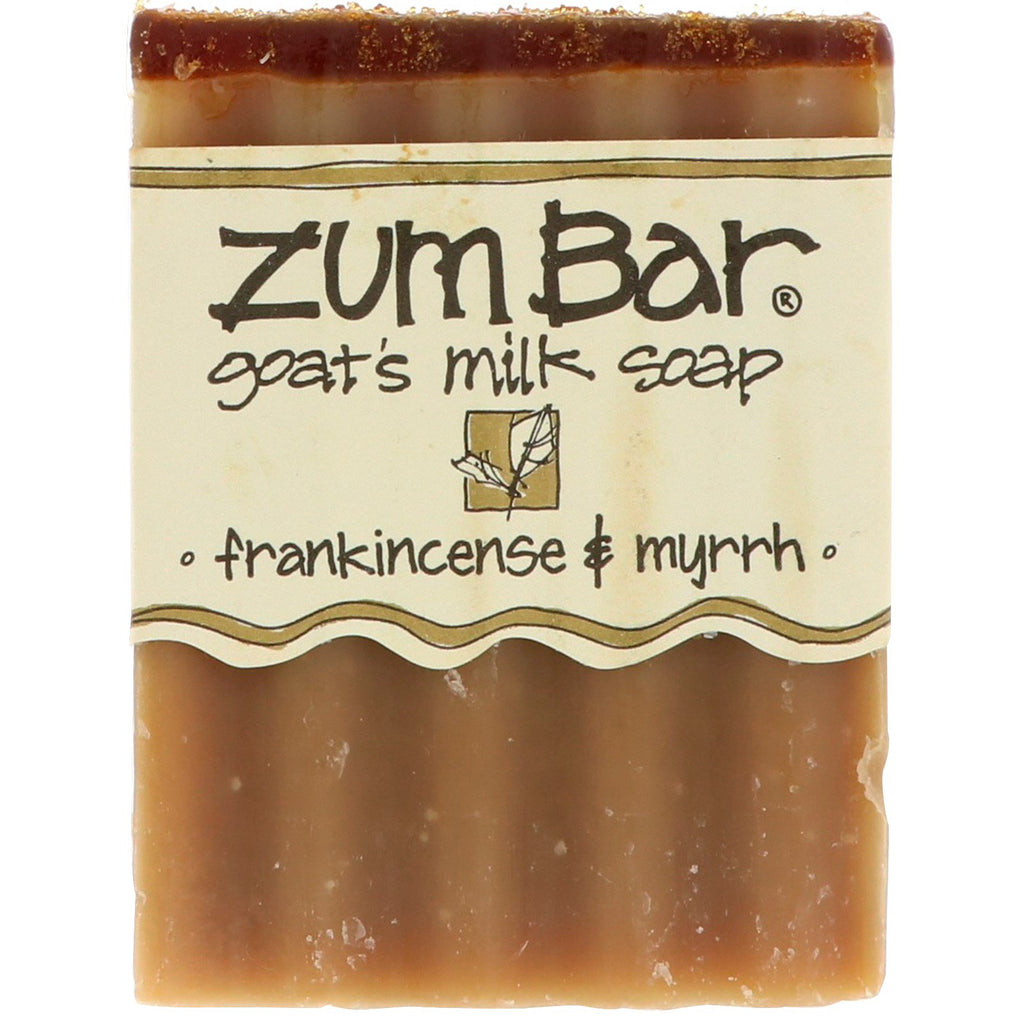 Indigo Wild, Zum Bar, Goat's Milk Soap, Frankincense & Myrrh, 3 oz Bar