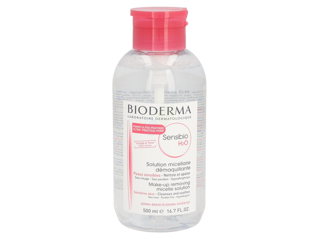 Bioderma Sensibio H2O Make-Up Removing Micellair Solution With Pump 500 ml