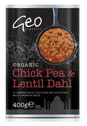 Cans - Organic Chick Pea & Lentil Dahl 400g