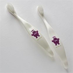 Bio Toothbrush (TM) Compostable & Biodegradable Handle Hippo (order in singles or 8 for trade outer)