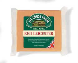 Organic Red Leicester 245g (order in singles or 10 for trade outer)