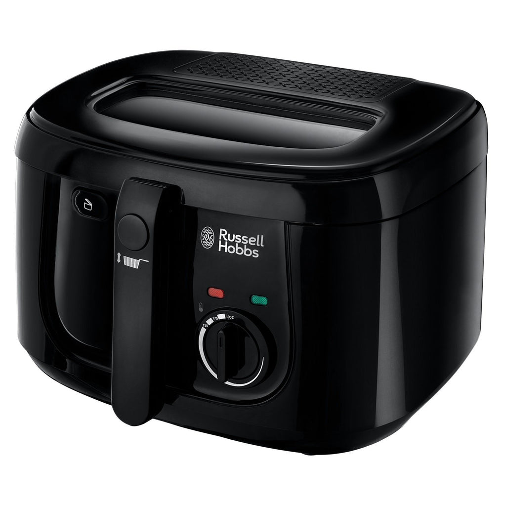 Russell Hobbs Deep Fat Fryer| 2.5L Oil | 1kg Food |1800w | Black