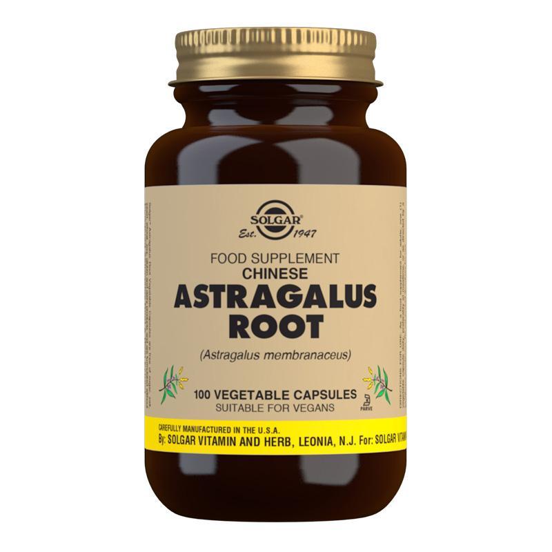 Solgar Chinese Astragalus Root Vegetable Capsules - Pack of 100