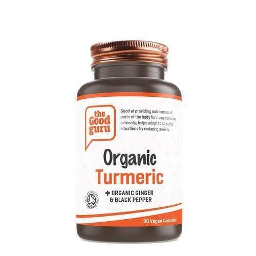 The Good Guru, Organic Turmeric, Ginger & Black Pepper, 90 Capsules