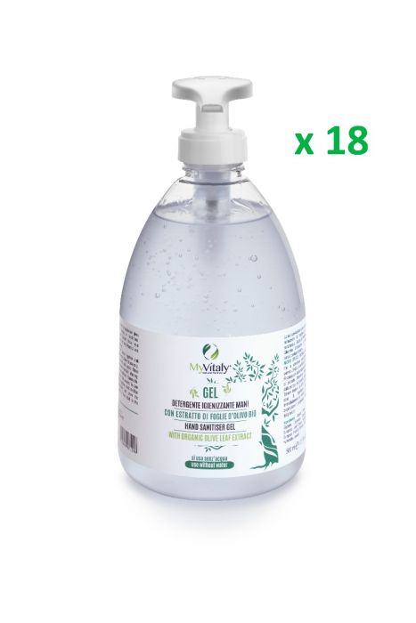 MYVITALY HAND 18 bottles Box x 500ml SANITIZER