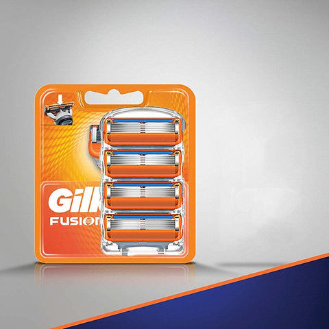 4pcs/set Shaving & hair removal 5 Layers And 3 Layers Razor Blades Compatible for Gillette Fusion or Mache 3 For Men Face Care