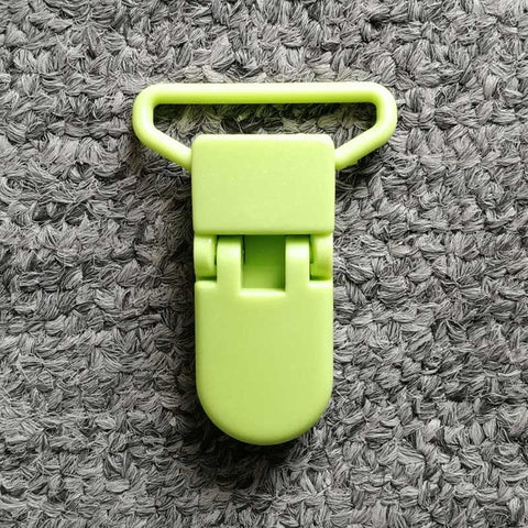 5pcs 25mm Plastic Baby Pacifier Chain Transparent Pacifier Clips Soother Holder For Baby Pacifier Nipples Holder Round Clamp