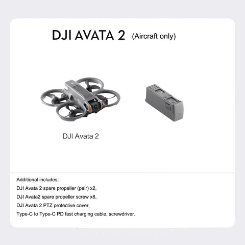 DJI Avata 2 First Perspective Aerial Photography Drone Flight Glasses Sensory Control Immersive Flight