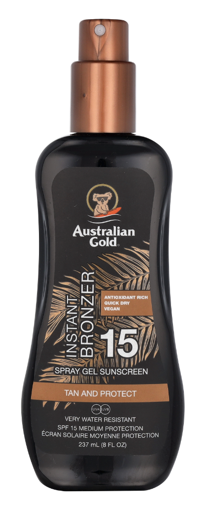 Australian Gold Spray Gel Instant Bronzer SPF15 237 ml