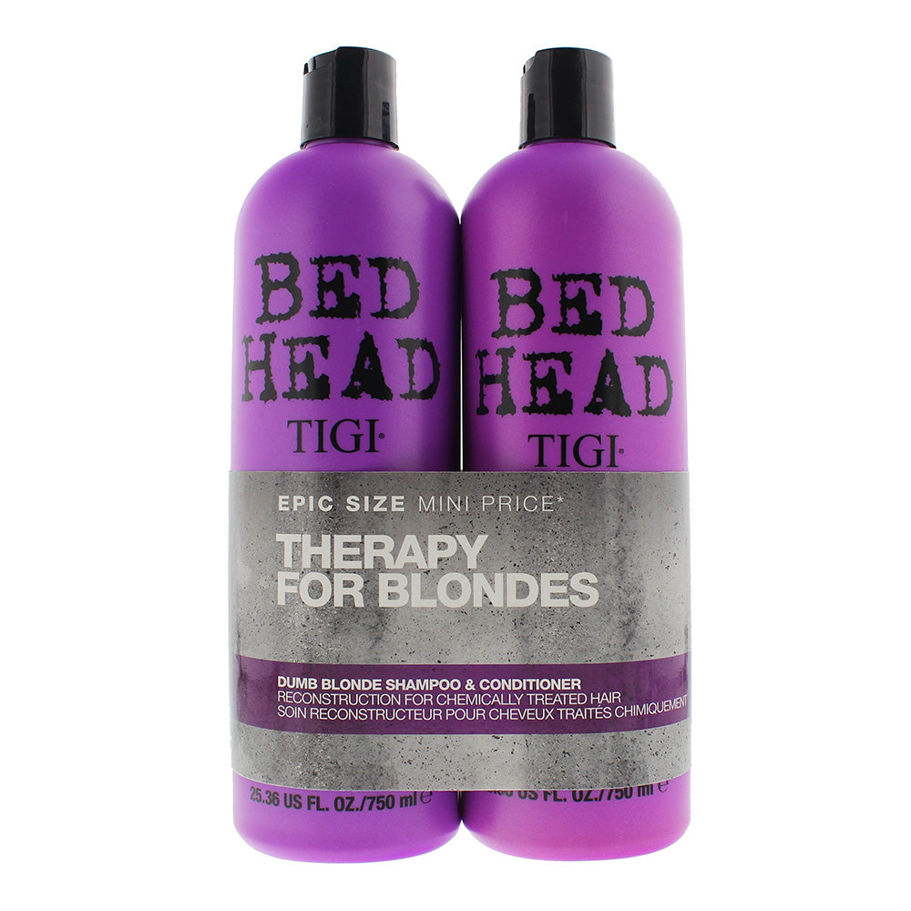 Tigi Bed Head Dumb Blonde Shampoo  Conditioner 750ml Duo Pack