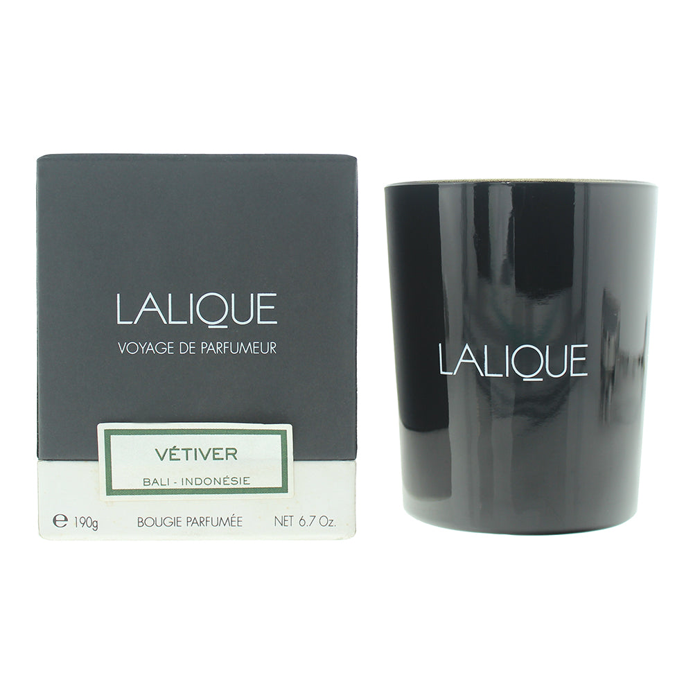 Lalique Vetiver Bali Indonesie Candle 190g