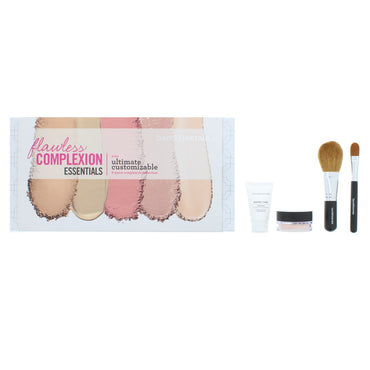 Bare Minerals Flawless Complexion Essentials Cosmetic Set Gift Set : Primer 15ml - Finishing Powder 2g - Face Brush Concealer Brush