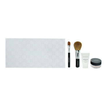 Bare Minerals Flawless Complexion Essentials Cosmetic Set Gift Set : Primer 15ml - Finishing Powder 2g - Face Brush Concealer Brush