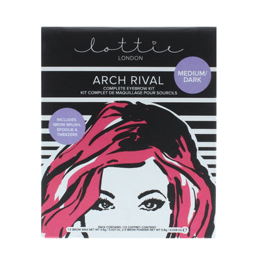 Lottie London Arch Rival Medium/Dark Eyebrow Kit