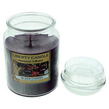 Liberty Candle Homestead Collection Black Cherry Candle 18oz