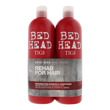 Tigi bed head resurrection shampoo & balsam 750 ml duo-pakke