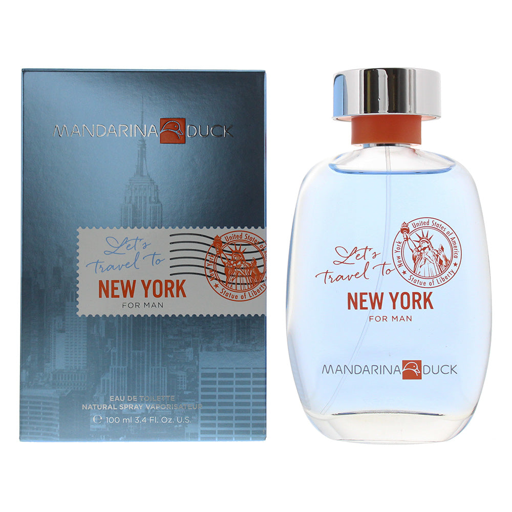 Mandarina Duck Let's Travel To New York For Man Eau de Toilette 100ml