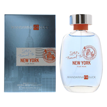 Mandarina Duck Let's Travel To New York For Man Eau de Toilette 100ml