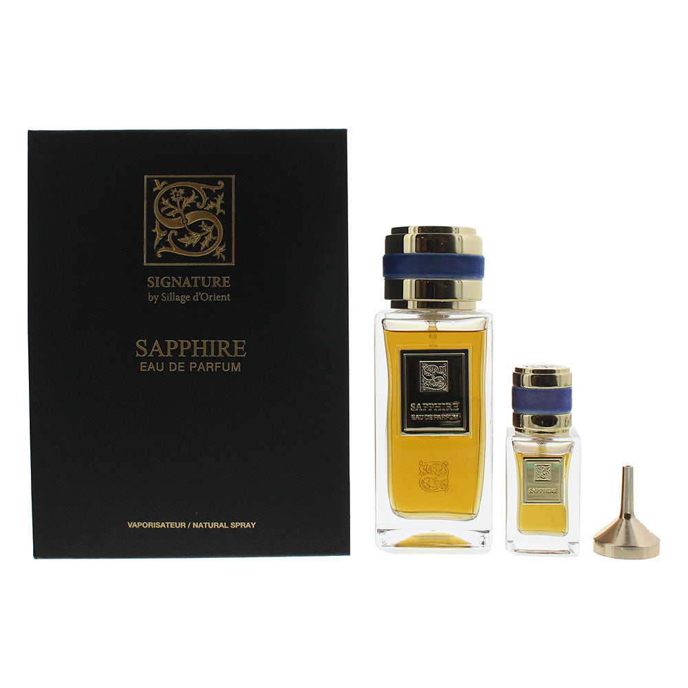 Signature Sillage D'Orient Sapphire 2 Piece Set Eau de Parfum 100ml