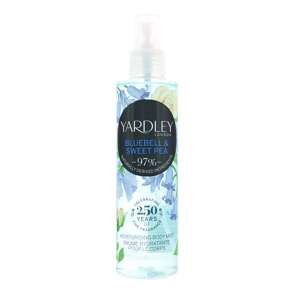 Yardley Bluebell and Sweetpea Body Mist 200ml