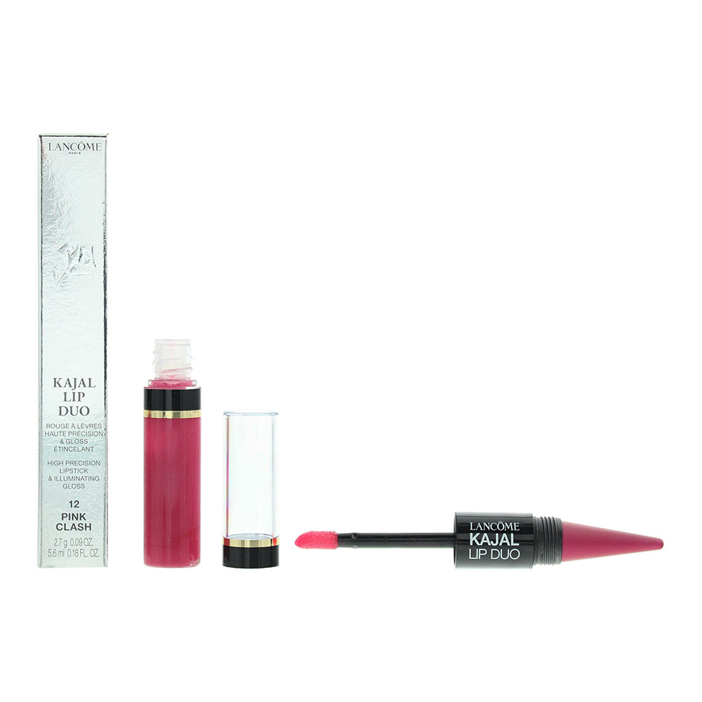 Lancôme Lip Kajal Duo 12 Pink Clash High Precision Lipstick 2.7g & Illuminating Gloss 5.6ml