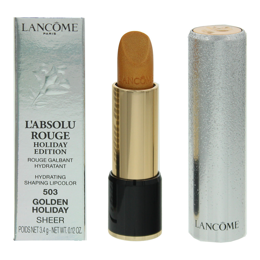 Lancôme L'Absolu Rouge Holiday Edition 503 Golden Holiday Sheer Lipstick 3.4g
