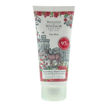 Crème pour les mains à la rose véritable Woods of Windsor 100 ml