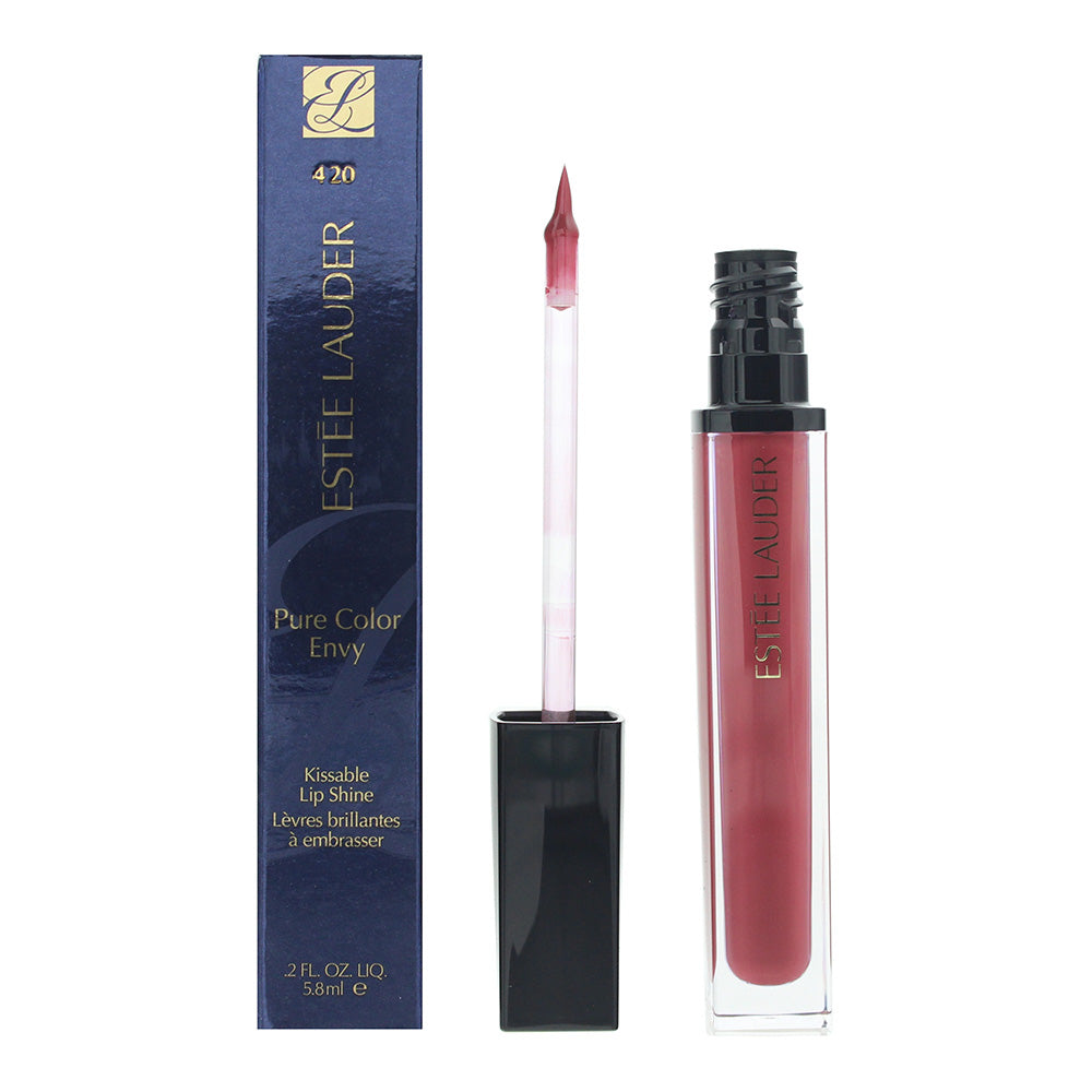 Estée Lauder Pure Color Envy Kissable Lip Shine Lip Gloss Rebellious Rose 6ml