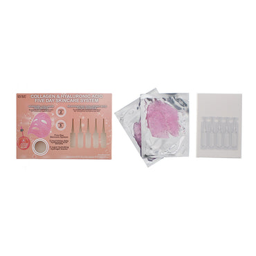 Skin Treats Collage Glitter  Hyaluronic Acid Ampoules 5 Day Skincare System